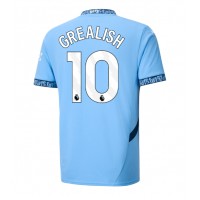 Koszulka piłkarska Manchester City Jack Grealish #10 Strój Domowy 2024-25 tanio Krótki Rękaw